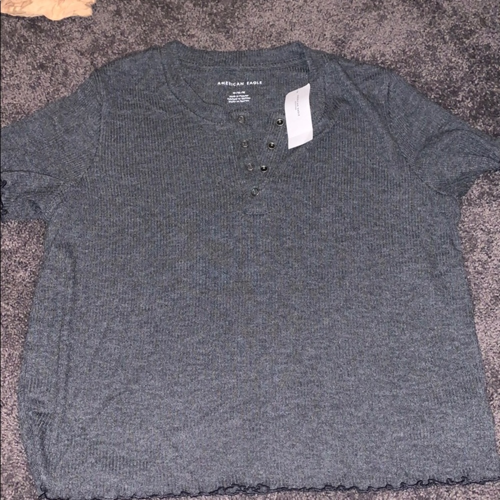 american eagle button up shirt